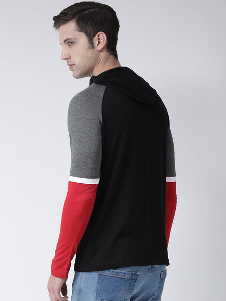 Hooded Printed T-Shirt - clubyork