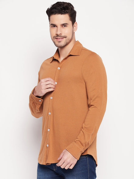 Khaki Knitted Shirt