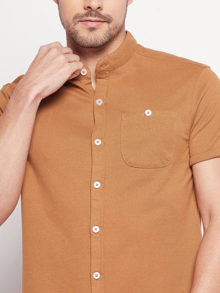 Khaki Knitted Shirt