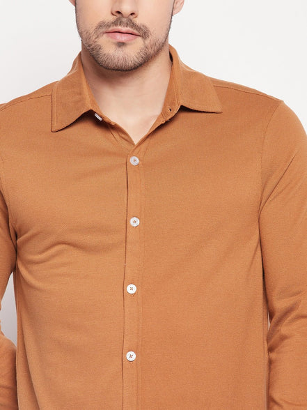 Khaki Knitted Shirt