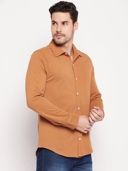 Khaki Knitted Shirt