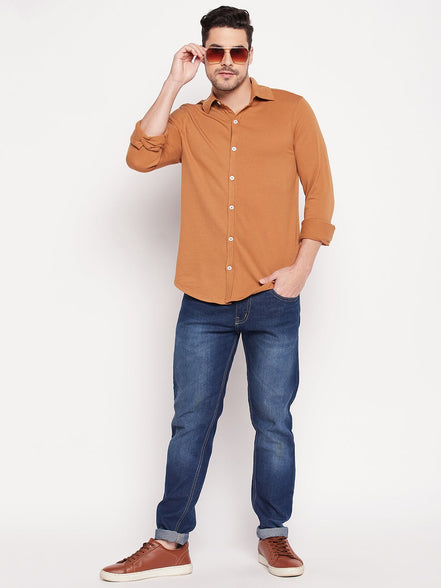 Khaki Knitted Shirt