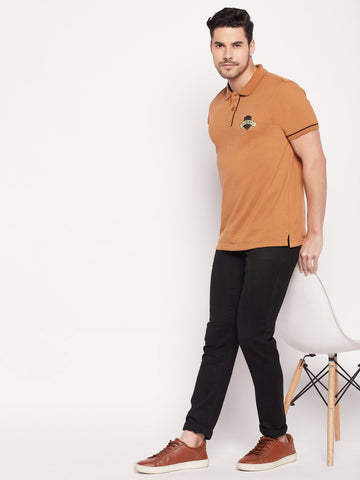 Khaki Polo T-shirt