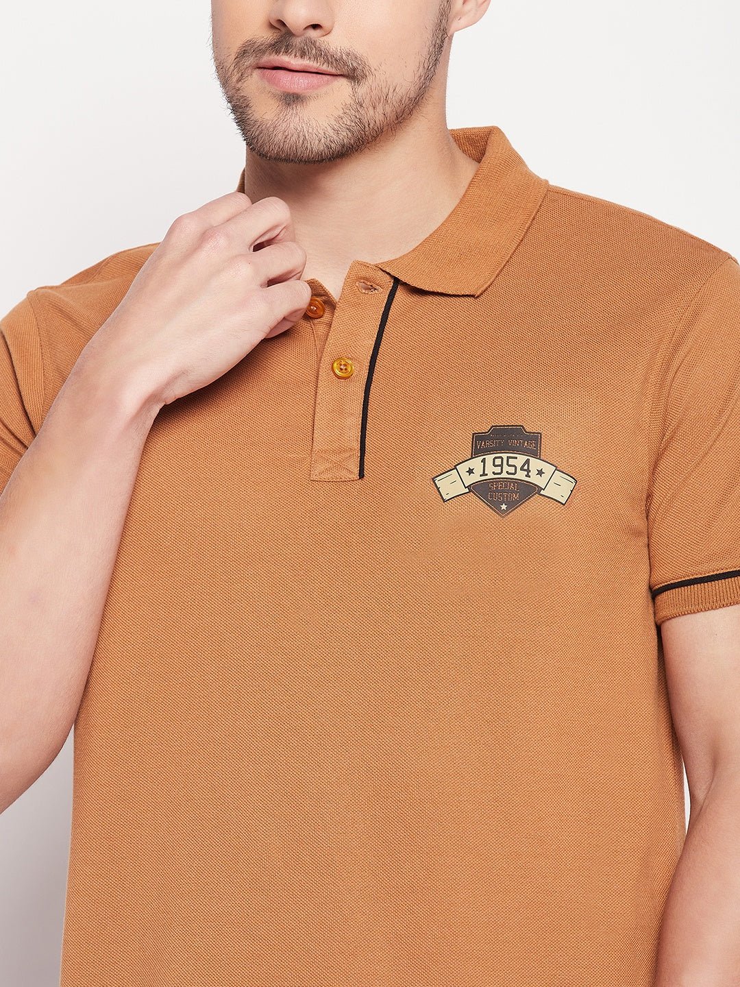 Khaki Polo T-shirt