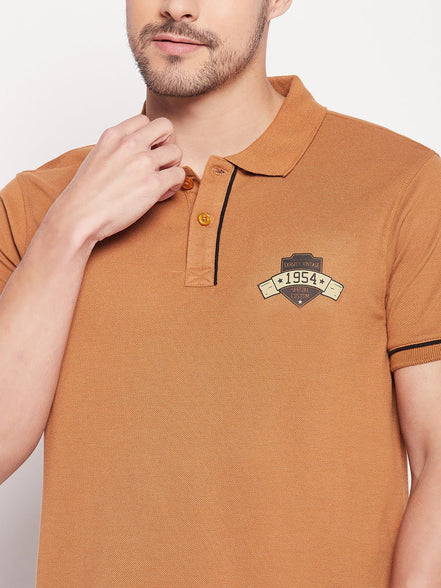 Khaki Polo T-shirt