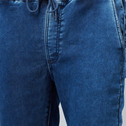 Light Blue Slim Fit Solid Jogger - clubyork