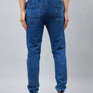 Light Blue Slim Fit Solid Jogger - clubyork