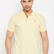 Light Yellow Polo T-Shirt - clubyork
