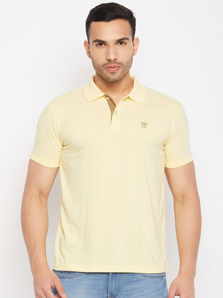 Light Yellow Polo T-Shirt - clubyork