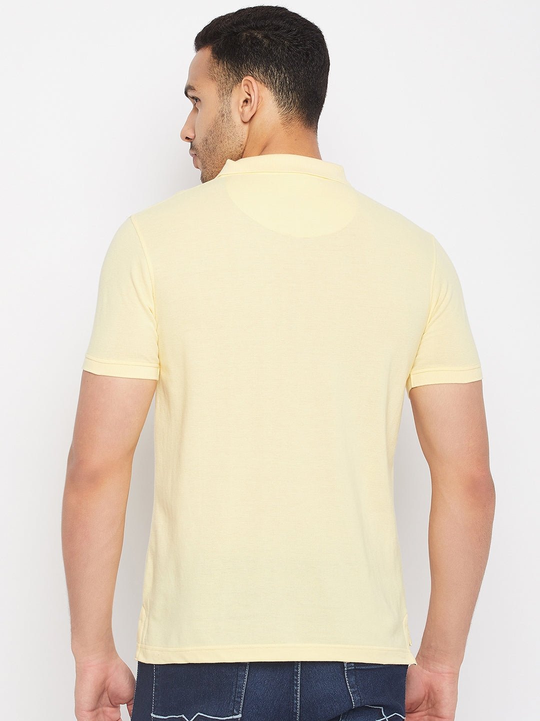 Light Yellow Polo T-Shirt - clubyork