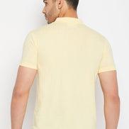 Light Yellow Polo T-Shirt - clubyork