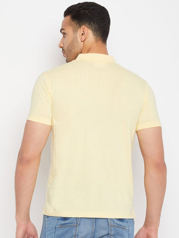 Light Yellow Polo T-Shirt - clubyork