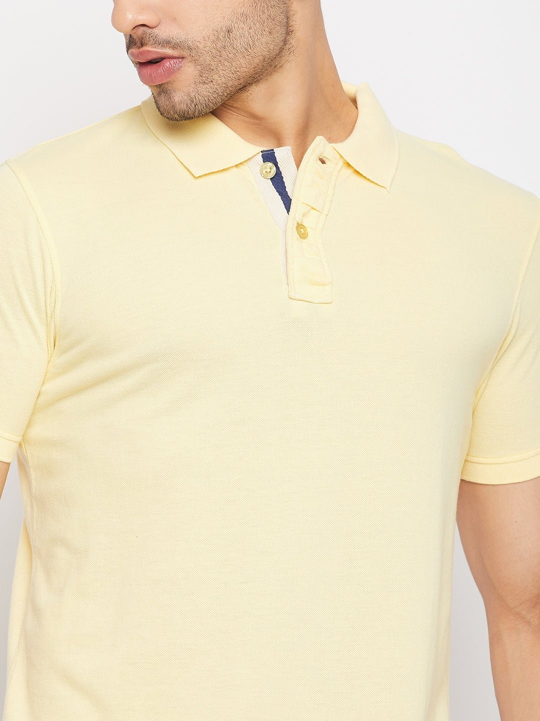 Light Yellow Polo T-Shirt - clubyork
