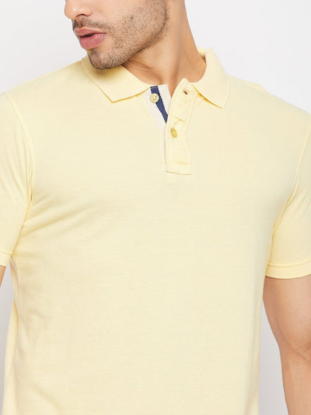 Light Yellow Polo T-Shirt - clubyork