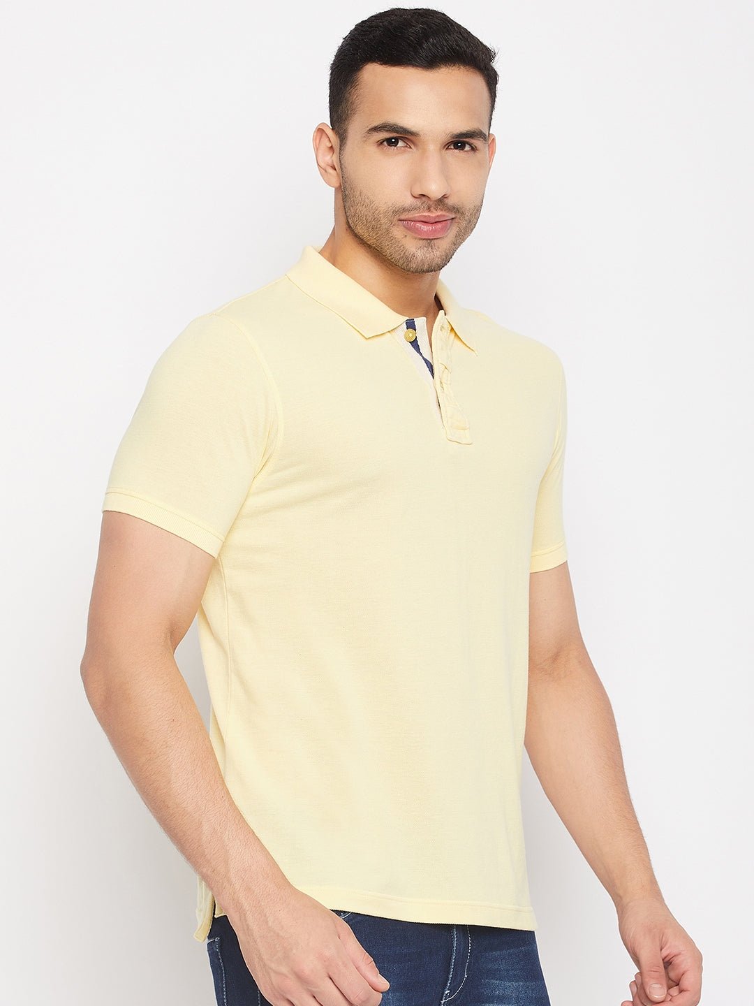 Light Yellow Polo T-Shirt - clubyork