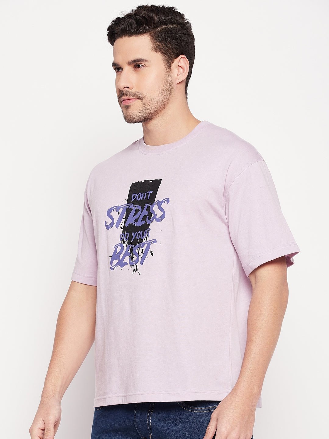 Lilac Round Neck T-shirt - clubyork