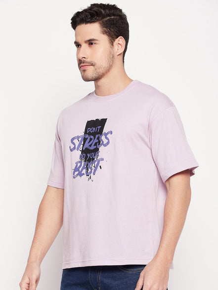Lilac Round Neck T-shirt - clubyork