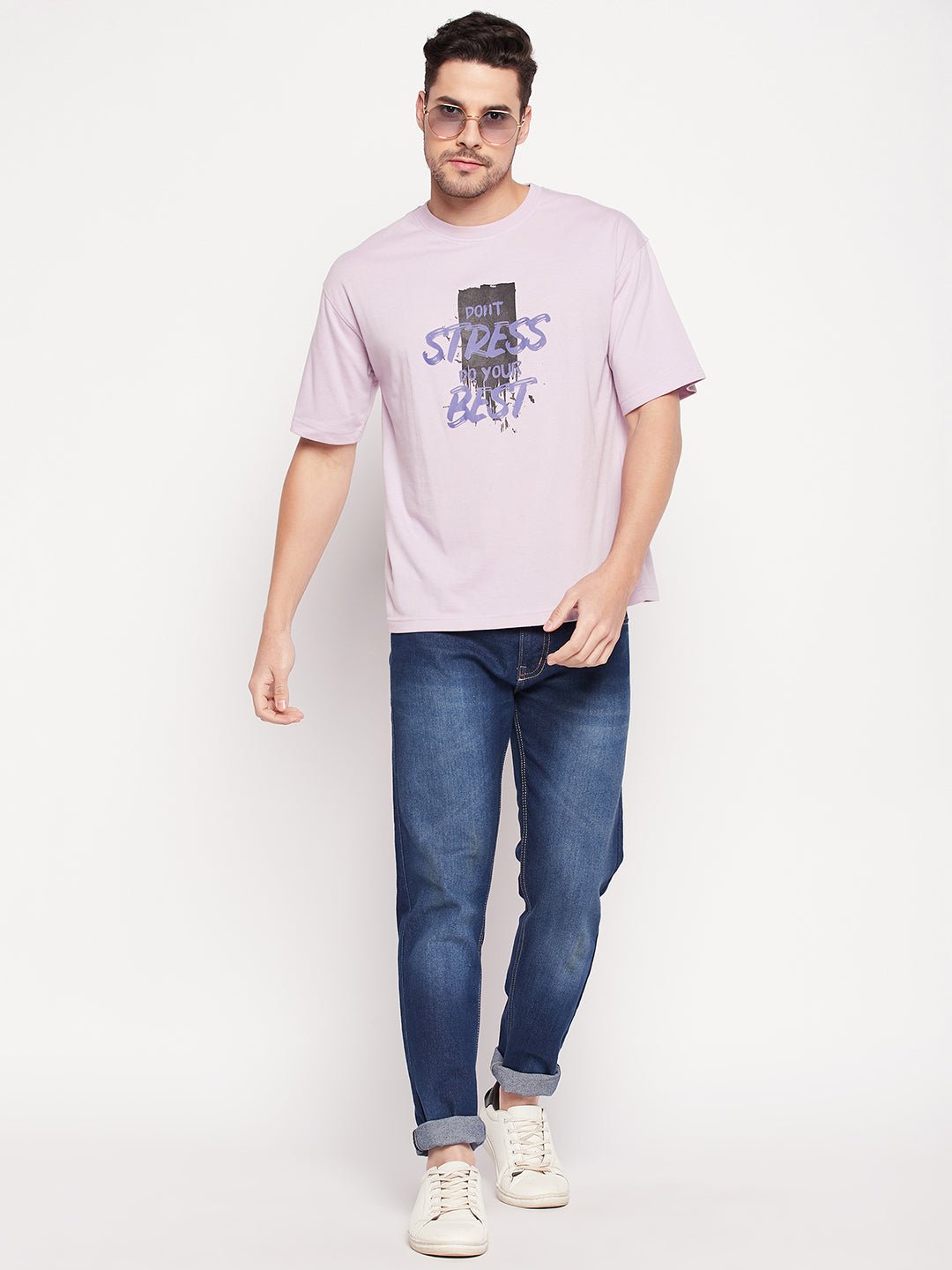 Lilac Round Neck T-shirt - clubyork