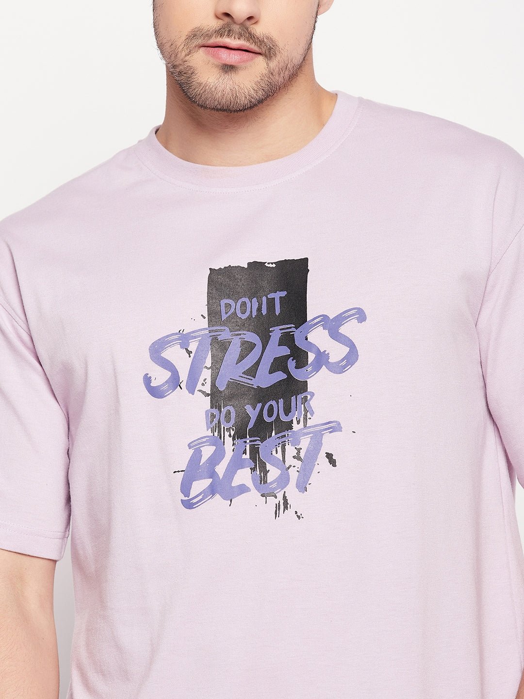 Lilac Round Neck T-shirt - clubyork