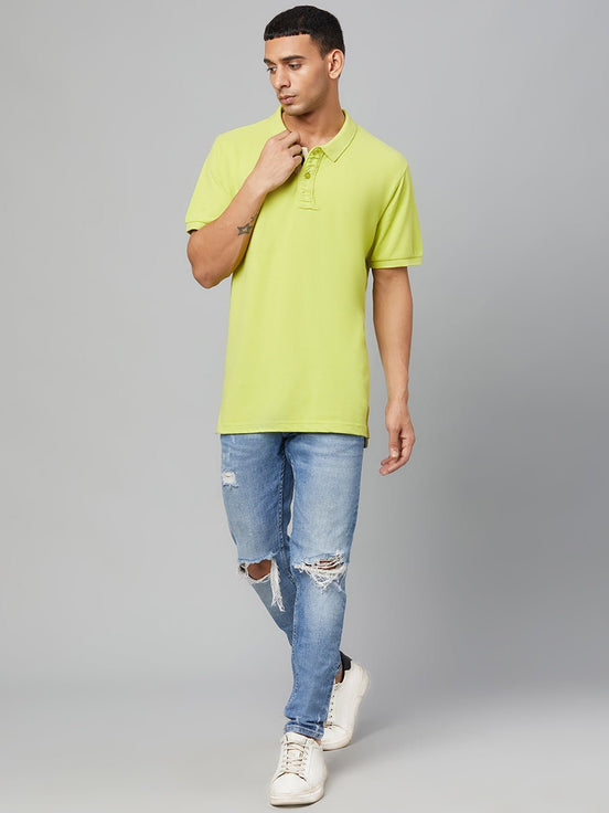 Lime Polo T-Shirt - clubyork
