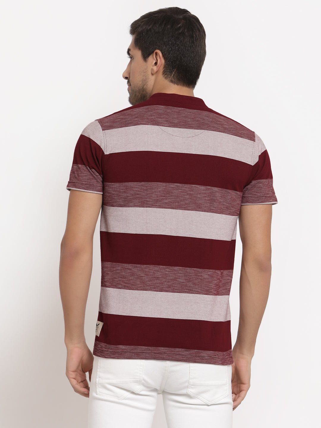 Maroon Henley T-Shirt - clubyork