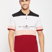 Maroon Polo Collar T-Shirt - clubyork