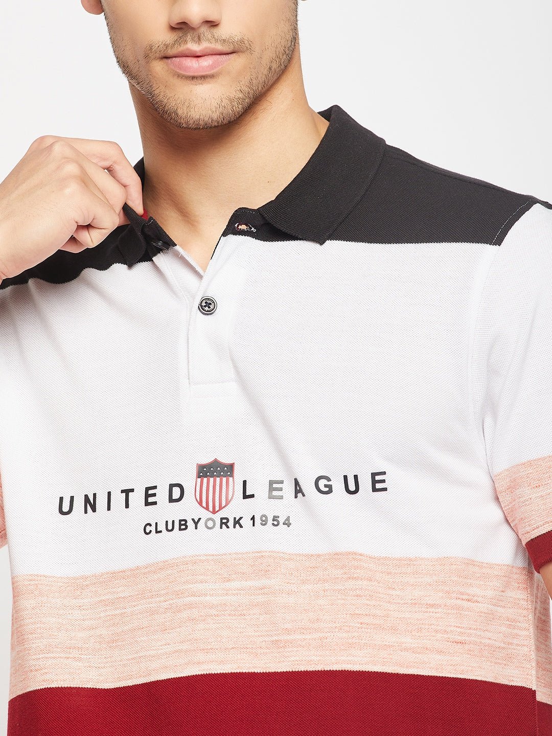 Maroon Polo Collar T-Shirt - clubyork