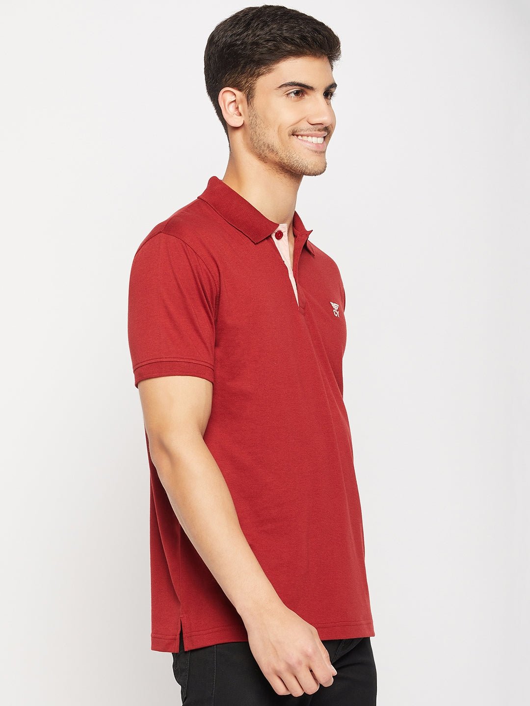 Maroon Polo T-Shirt - clubyork