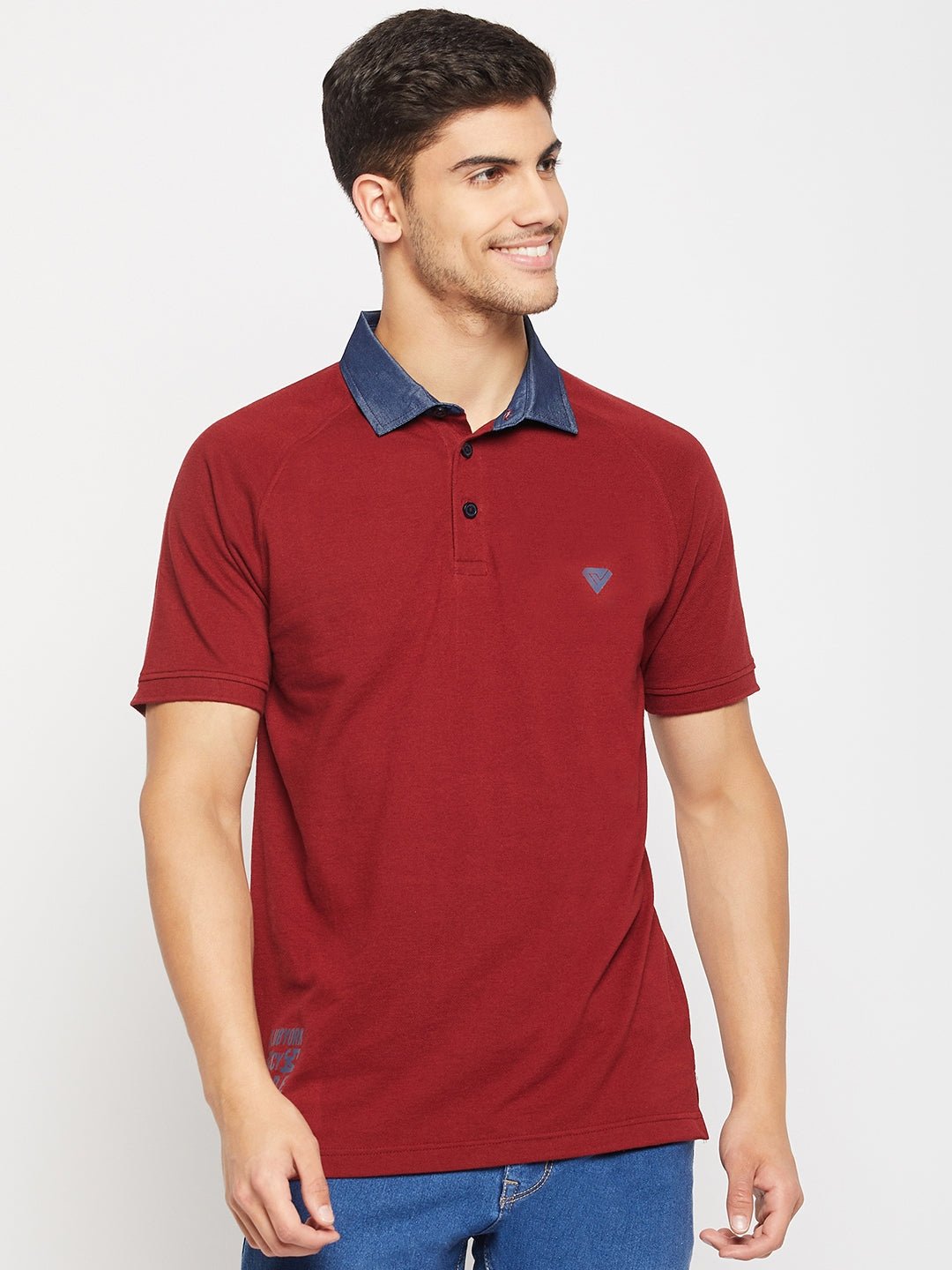 Maroon Polo T-Shirt - clubyork