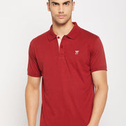 Maroon Polo T-Shirt - clubyork