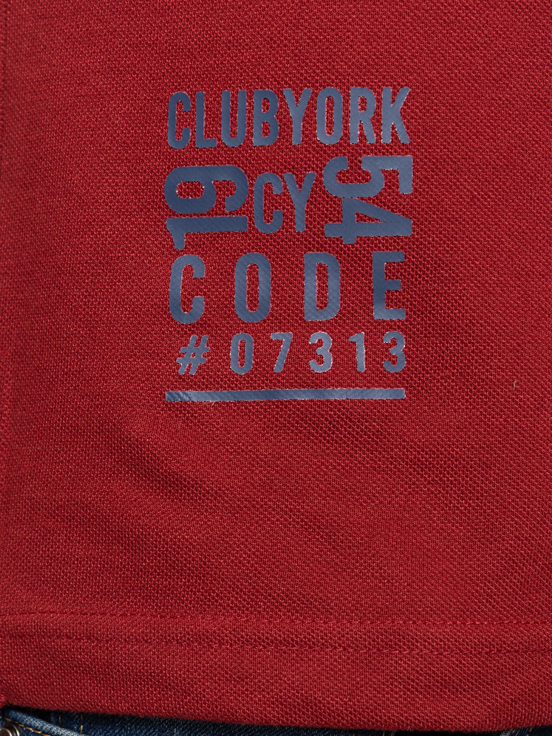 Maroon Polo T-Shirt - clubyork