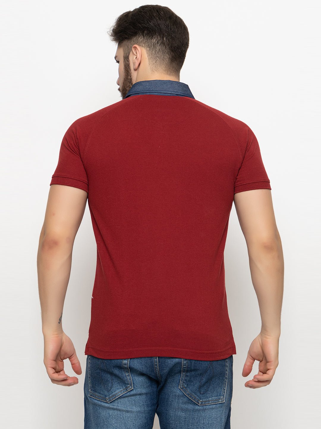 Maroon Polo T-Shirt - clubyork