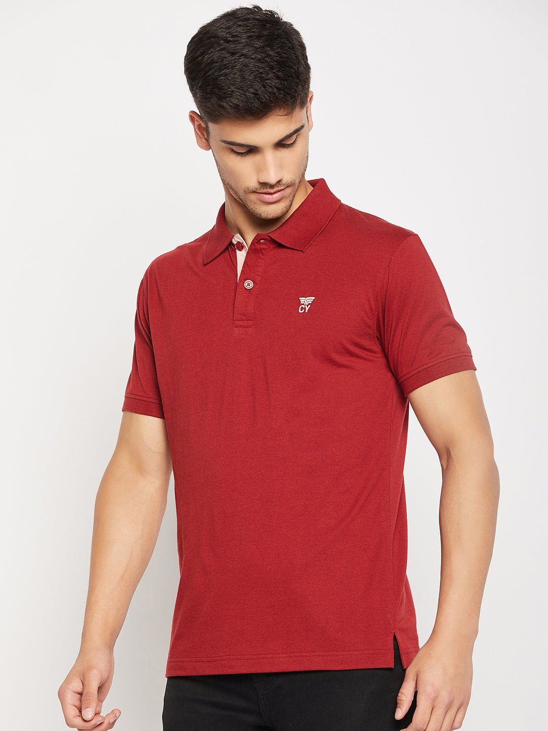 Maroon Polo T-Shirt - clubyork