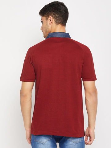 Maroon Polo T-Shirt