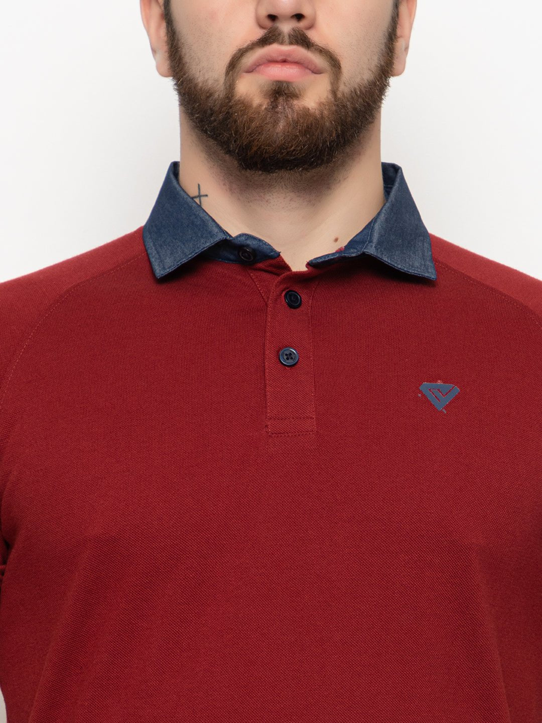 Maroon Polo T-Shirt - clubyork