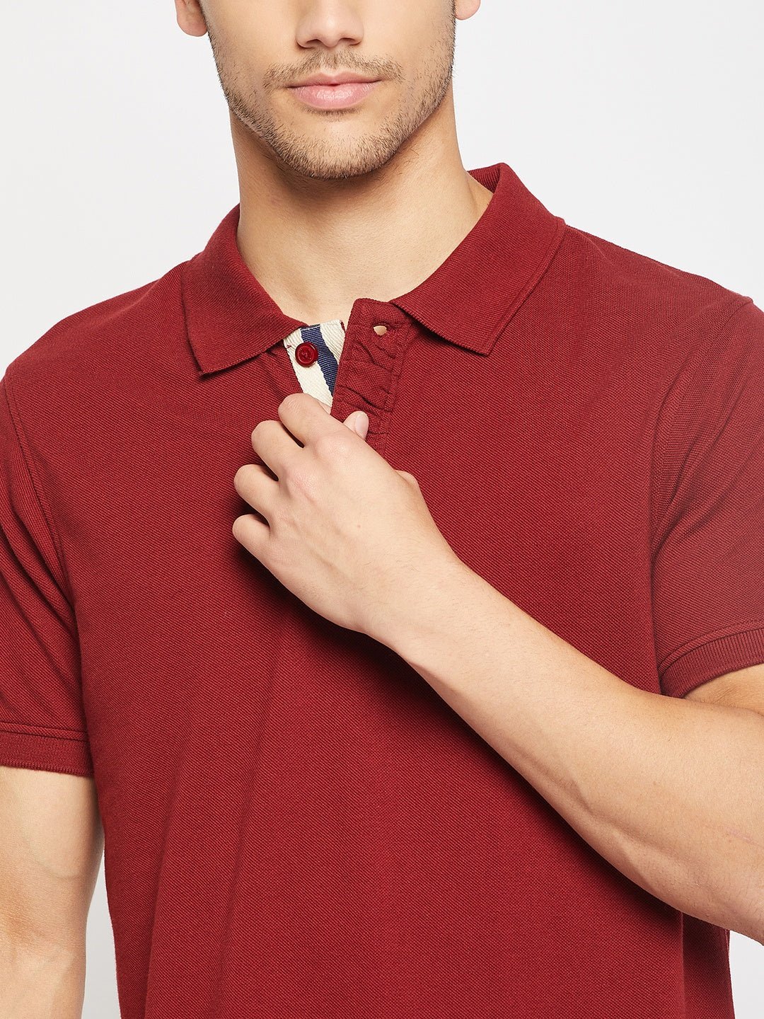 Maroon Polo T-Shirt - clubyork