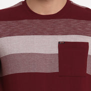 Maroon Round T-Shirt - clubyork