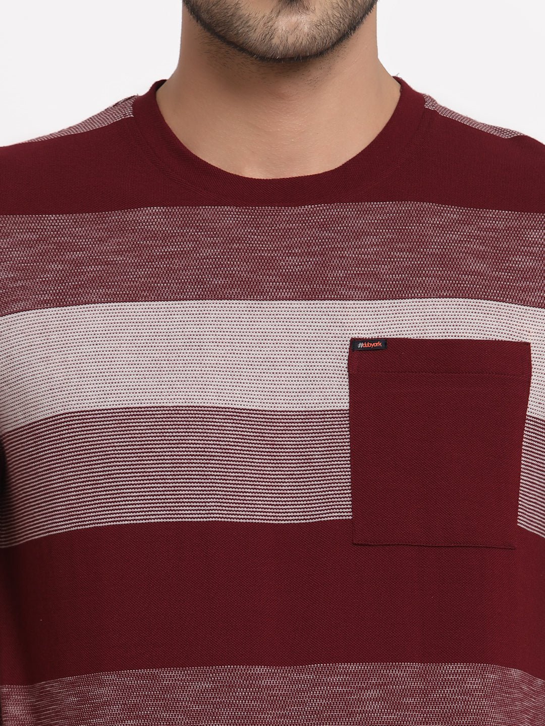 Maroon Round T-Shirt - clubyork