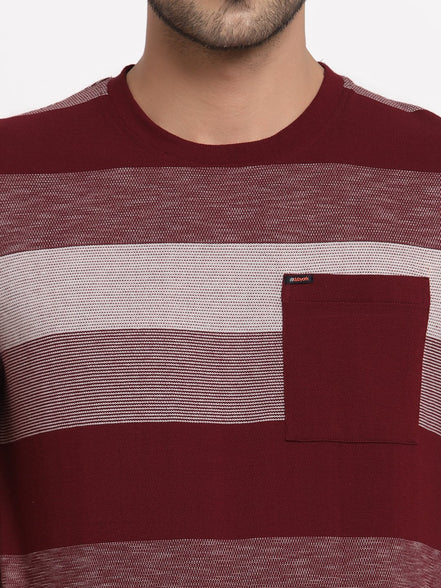 Maroon Round T-Shirt - clubyork