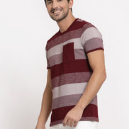 Maroon Round T-Shirt - clubyork