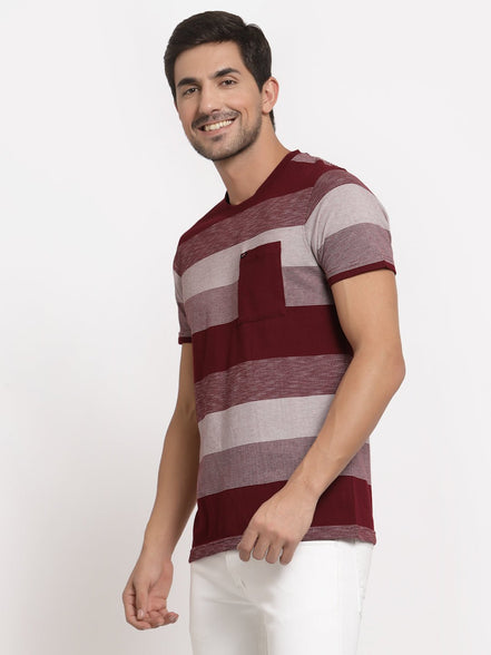 Maroon Round T-Shirt - clubyork