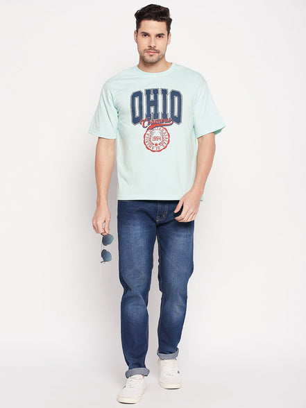 Mint Green Round Neck T-shirt - clubyork
