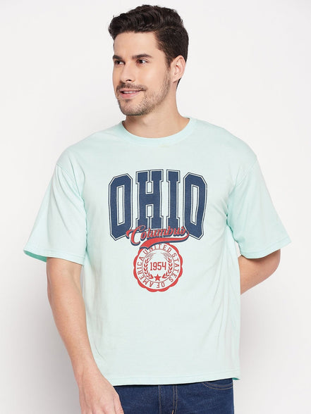 Mint Green Round Neck T-shirt - clubyork