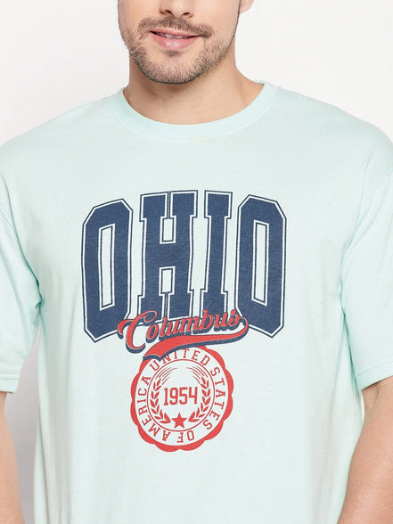 Mint Green Round Neck T-shirt - clubyork