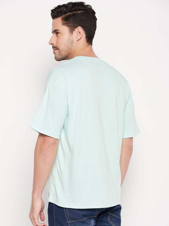 Mint Green Round Neck T-shirt - clubyork