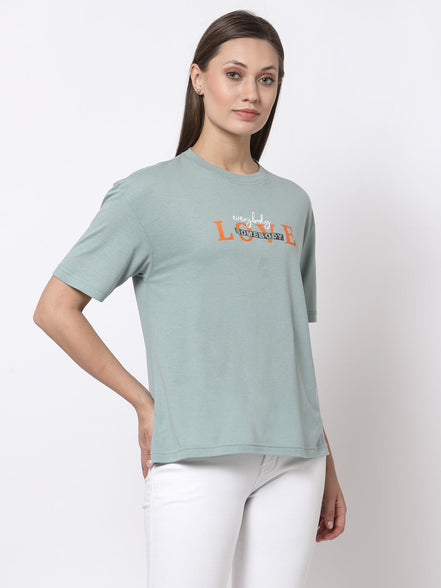 Mint Round Neck T-Shirt - clubyork
