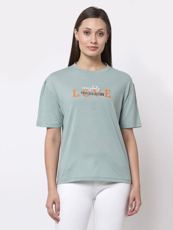 Mint Round Neck T-Shirt - clubyork