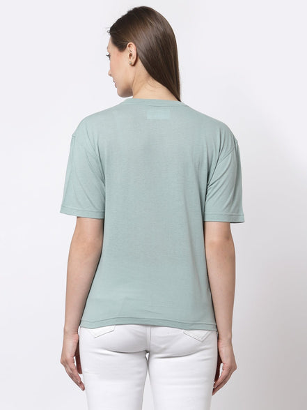 Mint Round Neck T-Shirt - clubyork