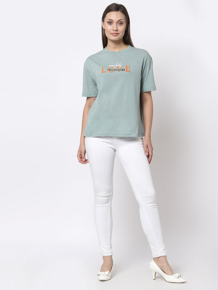 Mint Round Neck T-Shirt - clubyork