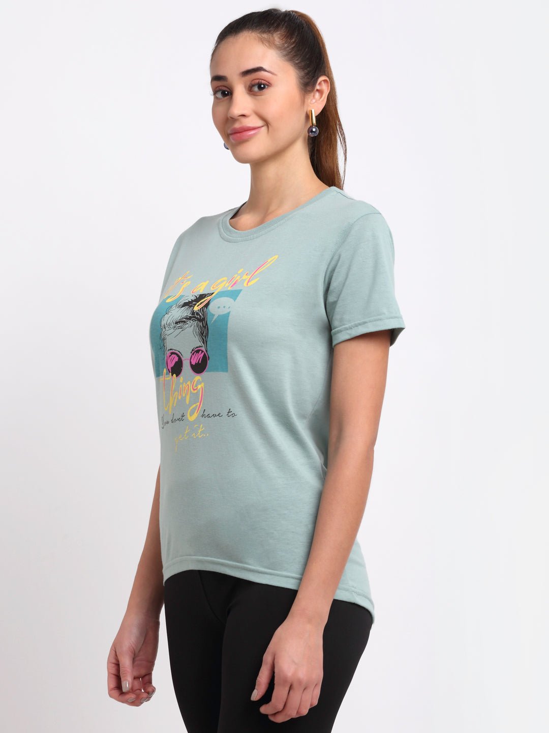 Mint Round Neck T-Shirt - clubyork